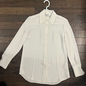 Aritzia white blouse